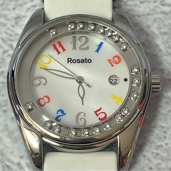 Rosato Bags Time by Rosato White Tone Quartz Analog Ladies Watch - Picture 4 of 16